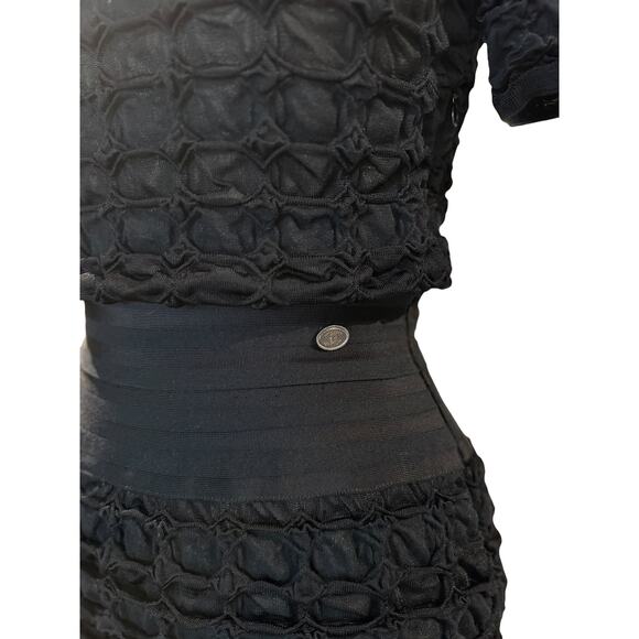 Chanel Stretch Mini Dress - Textured Ruffle - Picture 4 of 7